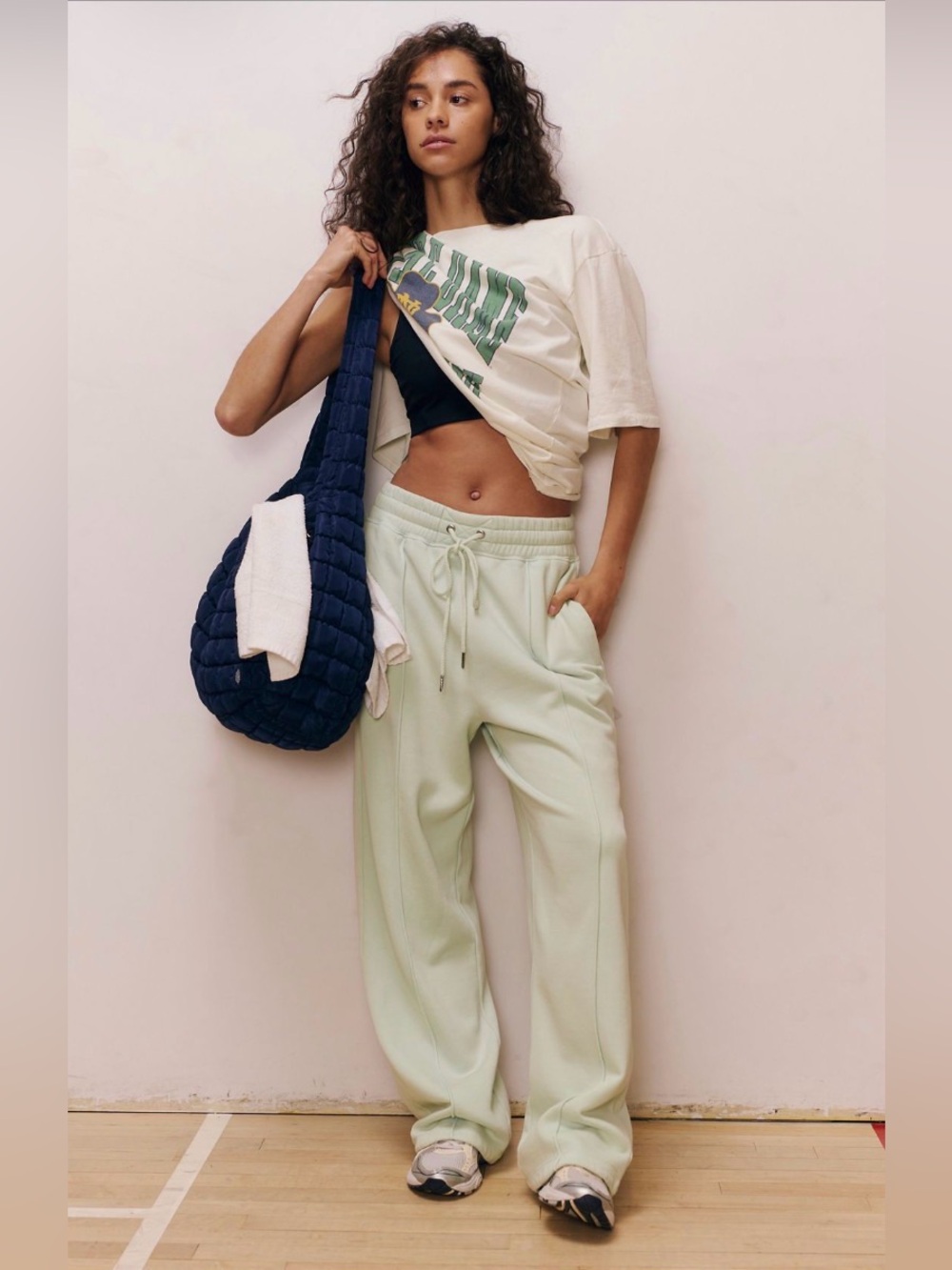 FP MOVEMENT by FREE PEOPLE Sprint To The Finish Straight Leg ATHLETIC PANTS